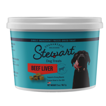 Stewart Pro-Treat® 400585 2 oz Tub/Pouch Beef Freeze Dried Dog Training Treat Beef Liver