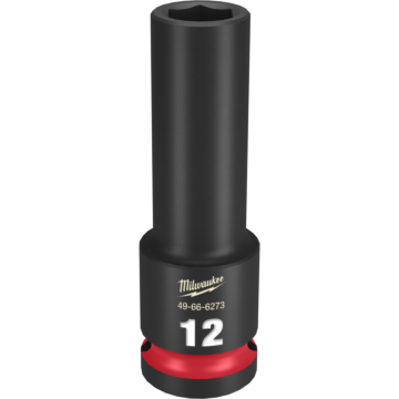 Milwaukee SHOCKWAVE™ Impact Duty 1/2" Drive 12MM Deep 6 Point Socket