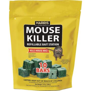 Harris Mouse Killer Refillable Mouse Bait Station (10-Refill)