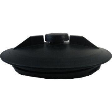 Norwesco 8 in Connection Size Black 10 in Lid With Air Went