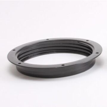 Norwesco 8 in Connection Size Polyethylene Black Tank Ring