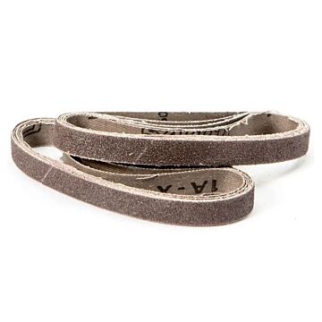 United Abrasives Aluminum Oxide - Closed Coat (1A-X / 2A-X ) File Belts, 18 in x 1/2 in, 80 Grit