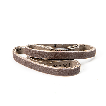 United Abrasives 120 Grit Aluminum Oxide - Closed Coat (1A-X / 2A-X ) File Belts - 18 in. x 1/2 in.