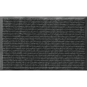 Apache Enviroback Onyx 36 In. x 60 In. Carpet/Recycled Rubber Door Mat