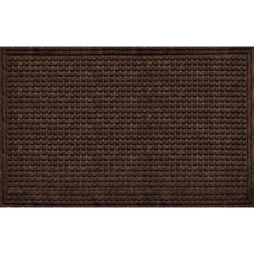 Apache Textures Walnut 36 In. x 60 In. Carpet/Recycled Rubber Door Mat