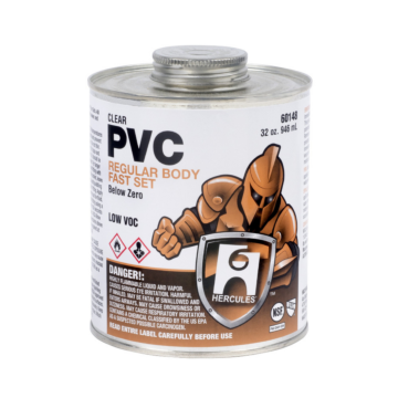 OATEY Hercules® 8 oz. Below Zero PVC Regular Body Clear Cement