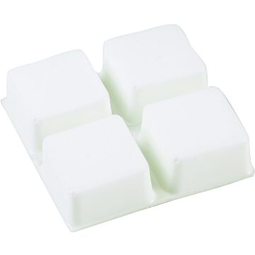 Shepherd Hardware 9560 Surface Guard Bumper Pad, 1/2 in, Square, Vinyl, White