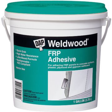 DAP Weldwood FRP Panel Adhesive (White) 1 gal