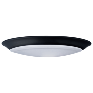 Satco 10 inch - LED Disk Light - 5-CCT Selectable 27K/3K/35K/4K/5K - Black Finish
