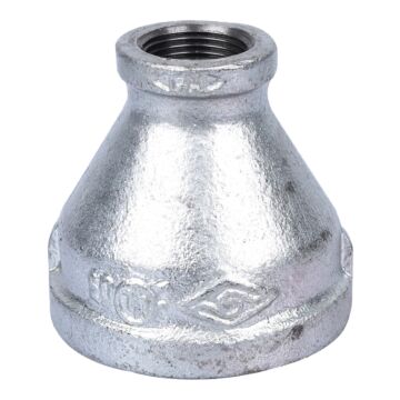 ProSource PPG240-50X20 Reducing Pipe Coupling, 2 x 3/4 in, Threaded, Malleable Steel, SCH 40 Schedule