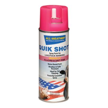 Coburn 12 oz Fluorescent Pink Color Quick Shot Tail Paint With Inverted Tip