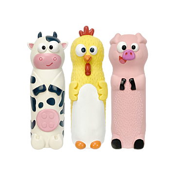 Crunching Animals Dog Toy