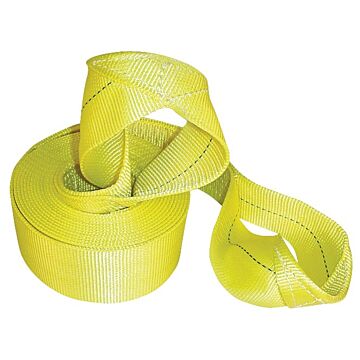 KEEPER 89933 Recovery Strap, 30,000 lb, 3 in W, 30 ft L, Yellow
