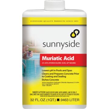 Sunnyside 32 Oz. Muriatic Acid