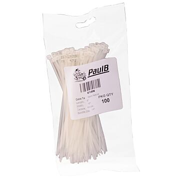 Cable Tie Express 1.2 in 18 lb Nylon 66 Miniature Cable Tie