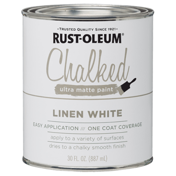Chalked Paint - Ultra Matte Paint - 30 oz. - Linen White