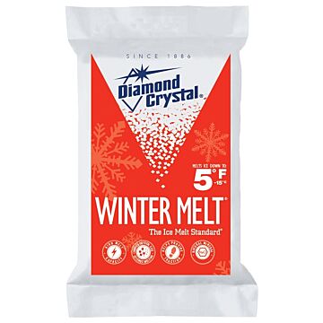 Cargill Diamond Crystal Winter Melt 100046857 Ice Melter Salt, Crystalline Solid, White, 10 lb Bag