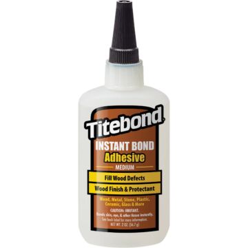 Titebond Instant Bond Adhesive Medium (Clear) 2 oz