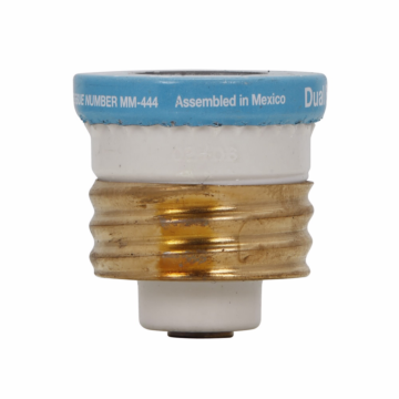 Bussmann Eaton Bussmann series Type T plug fuse, plug fuse, time delay, heavy duty, 7 A, 125 Vac, 10 kAIC (RMS Symmetrical) interrupt rating, 10 kA short circuit rating, threaded mount, duel element, plastic body, brass thread, edison base