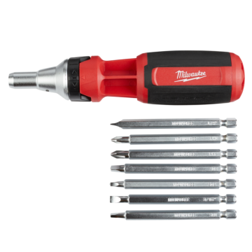 Milwaukee 9-in-1 Square Drive Ratcheting Multi-bit Driver