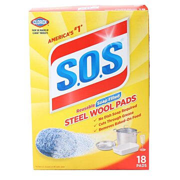 S.O.S. Scouring Pad (18pk)