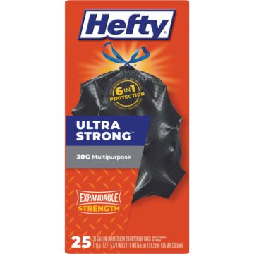 Hefty Ultra Strong Trash Bag (25ct) 30 gallon