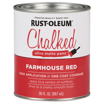 Chalked Paint - Ultra Matte Paint - 30 oz. - Farmhouse Red