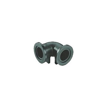 Norwesco 2" Full Port Flange 90deg Elbow, Poly