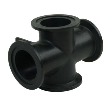 Norwesco 2" Full Port Flange Cross, Poly
