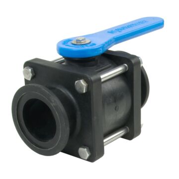 Norwesco 2 in Flange Connection Type Full Port Type Flange Ball Valve