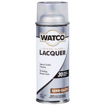 Watco WATCO® - Lacquer Clear Wood Finish Spray - 11.25 oz. Spray - Semi-Gloss