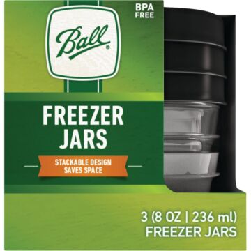 Ball 8 Oz Freezer Jar (3-Pack)