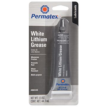 Permatex 80345 Grease, 1.5 oz Tube, White