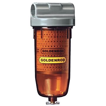 DL Goldenrod 495 Fuel Filter, 1 in Connection, NPT, 25 gpm