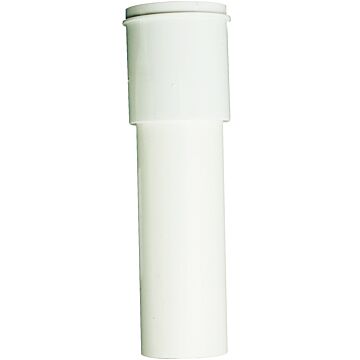 Plumb Pak PP911W Pipe Extension Tube, 1-1/2 x 1-1/2 in, 12 in L, Slip-Joint, Plastic, White