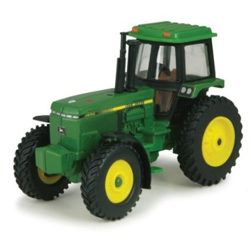 TOMY 10+ Die Cast and Plastic Green Vintage Toy Tractor with Cab