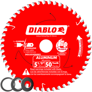 5-1/2 in. x 50 Tooth Aluminum Cutting Saw Blade