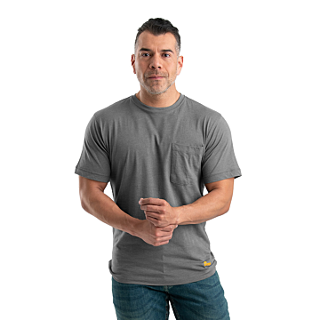  Performance Short Sleeve Pocket Tee (Slate Gray)