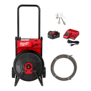 Milwaukee M18™ Drum Machine with 3/8" Cable
