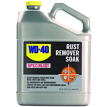 WD-40 300042 Rust Remover Soak, 1 gal, Liquid