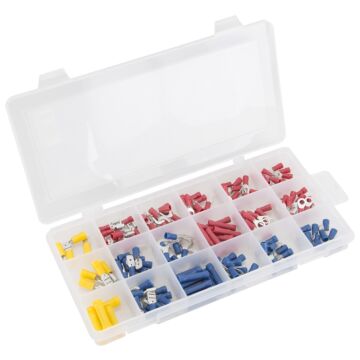 ProSource CP-1803L Electrical Terminals and Connectors Repair Kit, Plastic, 180 -Piece
