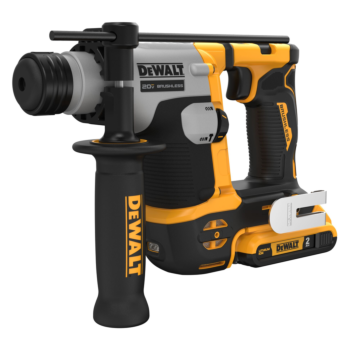 DEWALT 20V MAX* ATOMIC Cordless Brushless 5/8 in SDS+ Rotary Hammer Drill Kit (2) Lithium Ion Batteries with Charger