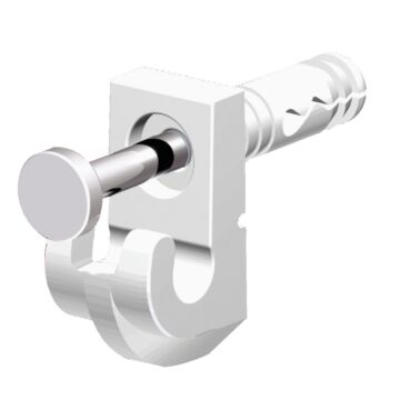 Closetmaid  Wire Shelf Wall Clip (White - 48pk)