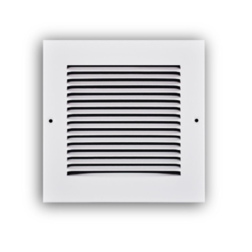 12 x 10 in Steel White Wall Return Grille