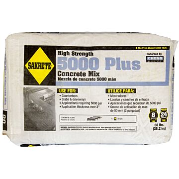 Sakrete 5000 Plus High Strength Concrete Mix