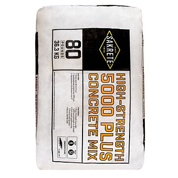 Sakrete 5000 Plus High Strength Concrete Mix