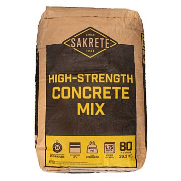 Sakrete High Strength Concrete Mix 4,000 PSI