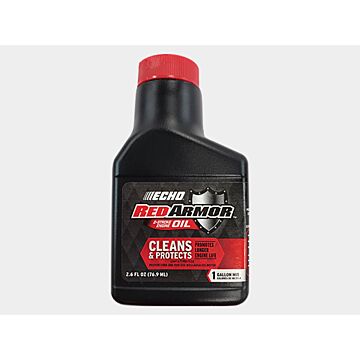 Echo 2.6 fl-oz Bottle isobutylene homopolymer C9-C15 Cycloalkanes C9-C15 Alkanes tetraethylenepentamine isostearamide nonylated diphenylamine and-nonane distillates petroleum light hydrotreated 50:1 Ratio Semi-Synthetic Engine Oil
