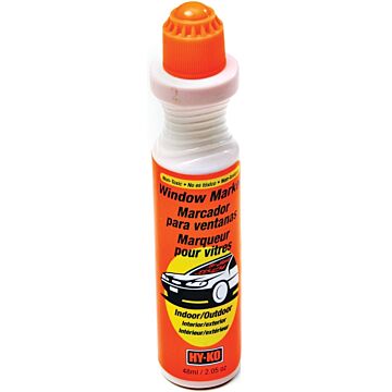 Hy-Ko 40615 Window Marker, Non-Toxic, Rain-Resistant, Orange
