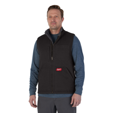 GRIDIRON™ Sherpa-Lined Vest - Black 2X